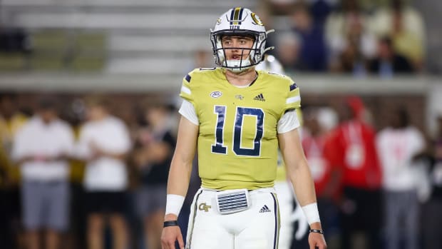 Georgia Tech quarterback Haynes King vs North Carolina